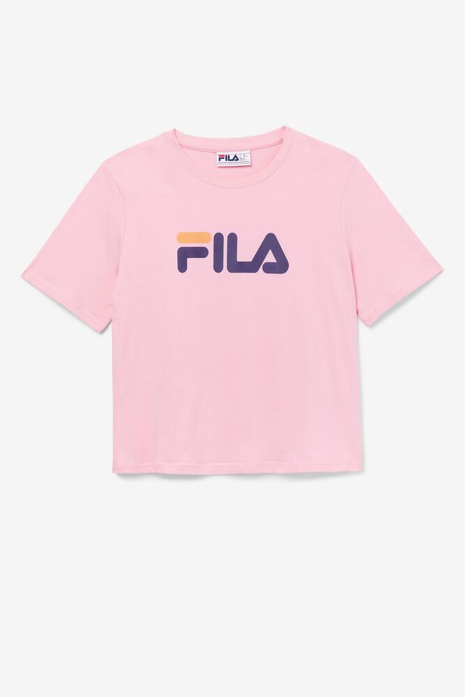 Fila Miss Eagle Pink T-Shirt Womens - NZ 59178-VSZY